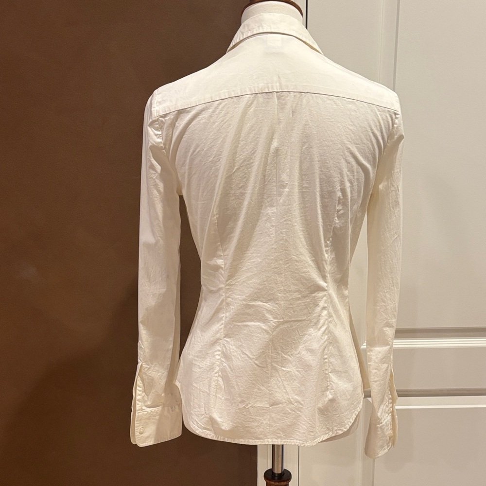 Moda International White Button Down Shirt - Picture 4 of 5